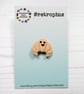 Happy Croissant mini pin - Image 4