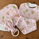 Four piece Summer Mouse Design baby set - Baby Gift Set - Baby Shower Gift