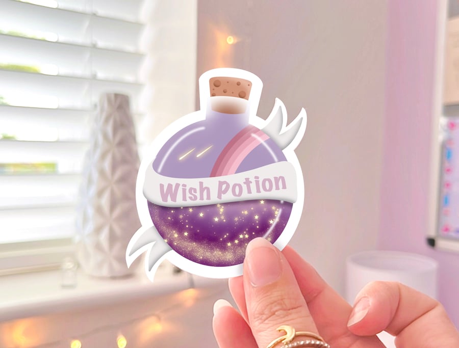Wish Potion Die Cut Sticker