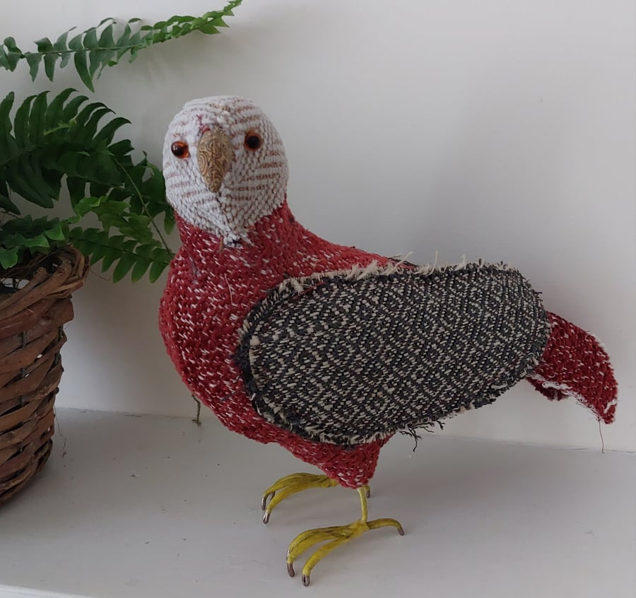 Red Kite Eagle inspired soft sculpture ornament decoration 
