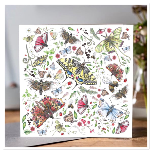 Butterfly Ball Greeting card 