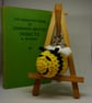 Crochet Bee Keyring Charm - Image 1