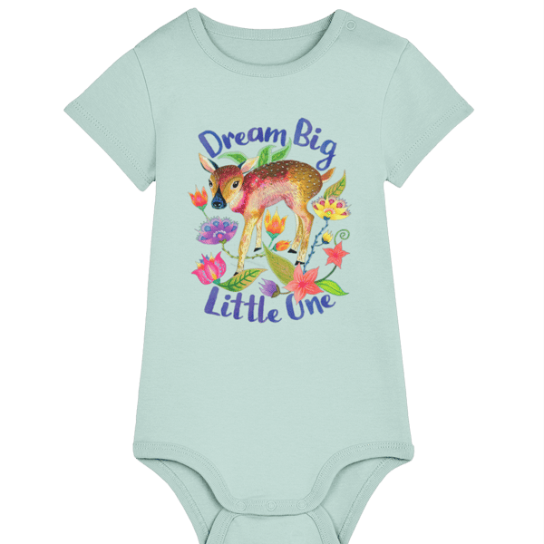 Fawn Babygrow – Green