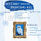 "Its a hoot" Winter - Acrylic painting kit