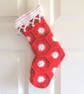 Christmas stocking crochet pattern. PDF. download.  Photo tutorial. - Image 2