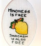 Handmade Funny Sarcastic Card - Kindness Is Free Sarcasm Is Also Free  - Image 6