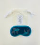 Teal Koi Fish Velvet Lavender Infused Eye Mask - Image 5