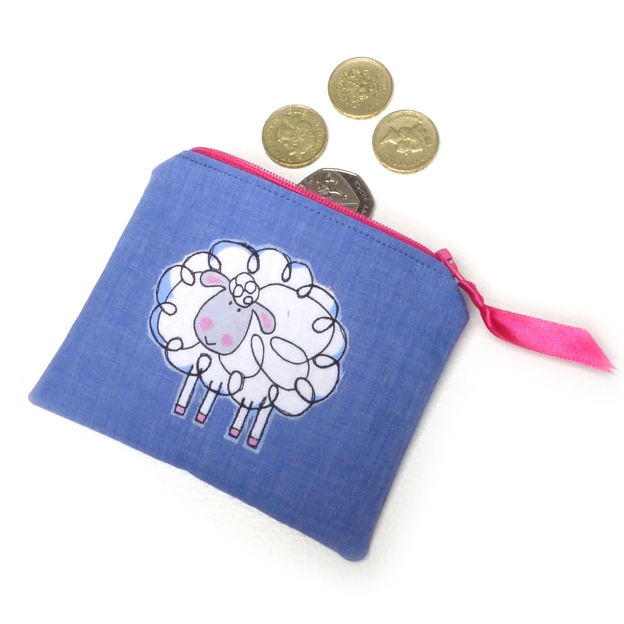 Ladies Girls "Sheep" Coin Purse FREE SHIPPING