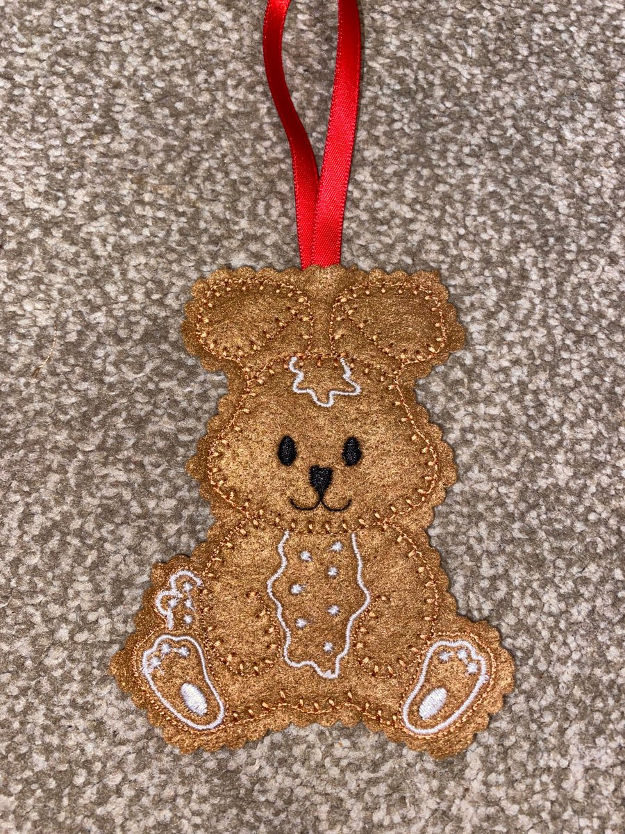 Gingerbread Bunny Decoration