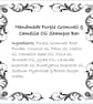 Handmade Purple Gromwell & Camellia Oil Shampoo Bar - Image 2