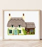 Personalised House Portrait, Custom Whimsical Illustration - Image 3