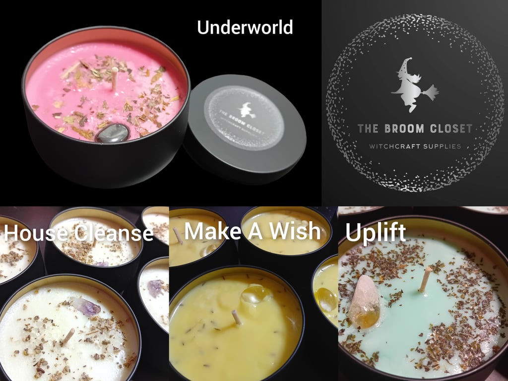 House Cleanse - Tin spell candle