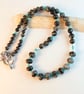 Faceted Amazonite And Larvikite Necklace - Handmade In Devon - Image 7