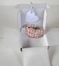 'A little bird told me'wool felt and crochet bird letterbox gift. - Image 4