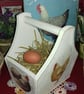 Wooden Egg Storage Box Made Using Emma Bridgewater Chicken Design Country Living - Image 9