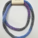 Stripey loop necklace