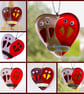 Lovebirds - Lilac and Red Fused Glass - 6174 - Image 7
