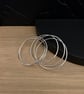 "Quintet" - Sterling Silver Russian Bangle - Made to any size - 5 Wire  - Image 3