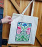 Hand painted tote bags 