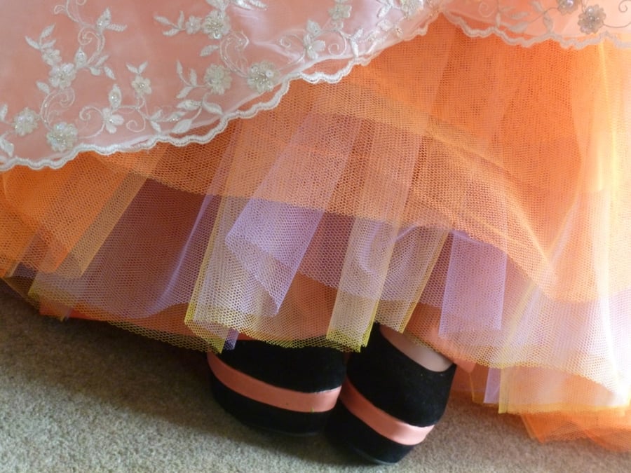 Custom 6 Layer Petticoat handmade Wedding - Long