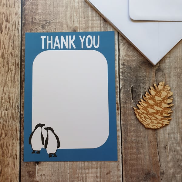 Penguin A5 Thank You Letter Set