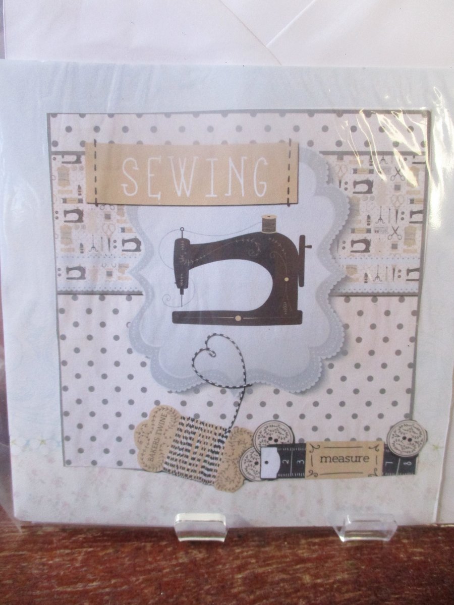Sewing Machine Card