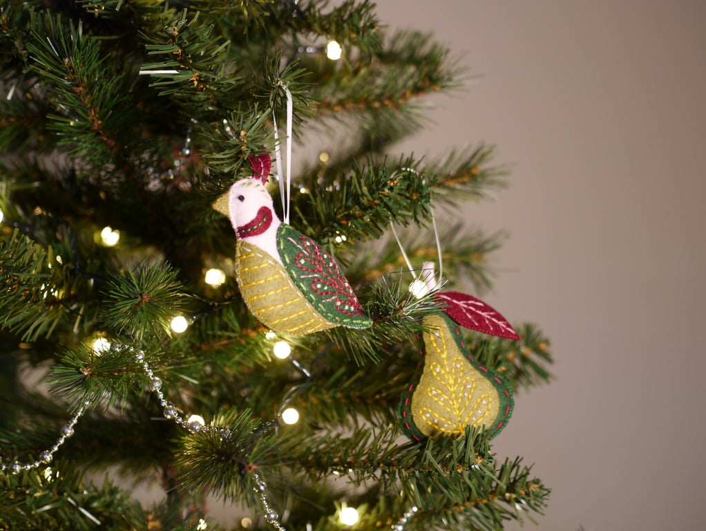 12 Days of Christmas Partridge and Pear