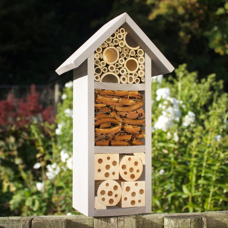 Three Tier Bee Hotel, in 'Muted Clay'