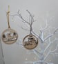 Triple Layer Wooden Christmas Bauble