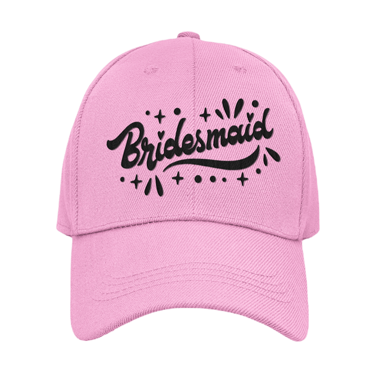 Bridesmaid Novelty Baseball Cap, Hen  Party Various Colours