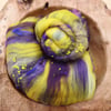 Pansy Art Batt for Spinning & Felting 50g