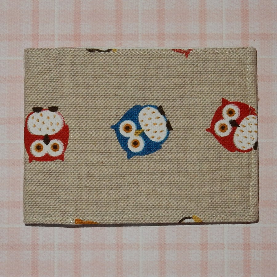 Travel card wallet Owls