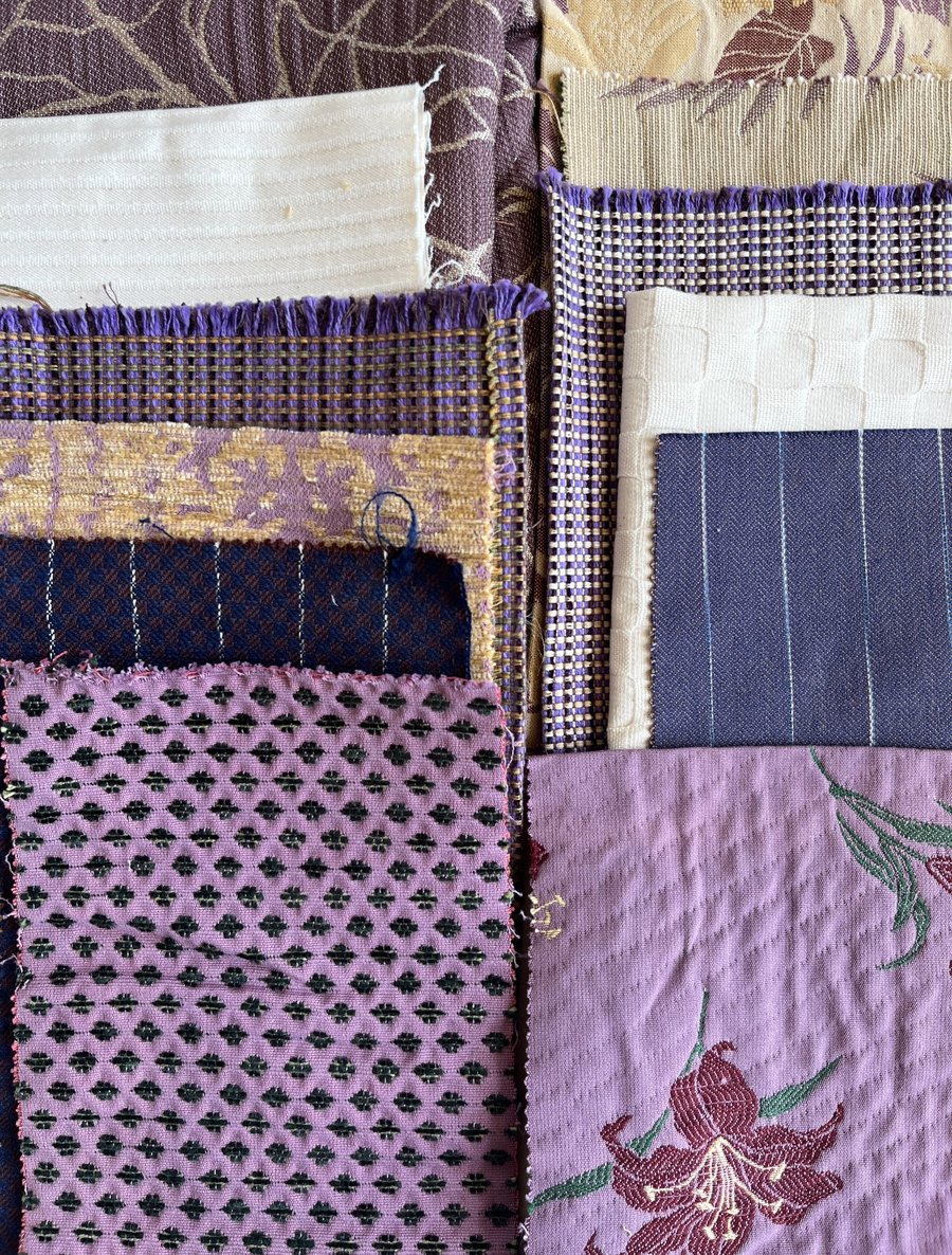 No.6 Vintage woven fabric inspiration bundle