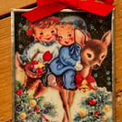 Unique retro glass Christmas decoration 