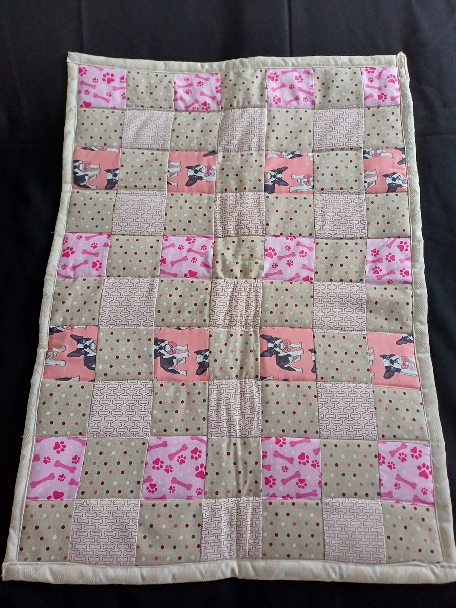 Handmade Patchwork dog blanket