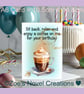 Coffee Birthday Card with inside message A6 size 10.5cm X 14.8cm  - Image 10
