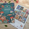 2026  Illustrated Wall Calendar of Wildlife and Flowers