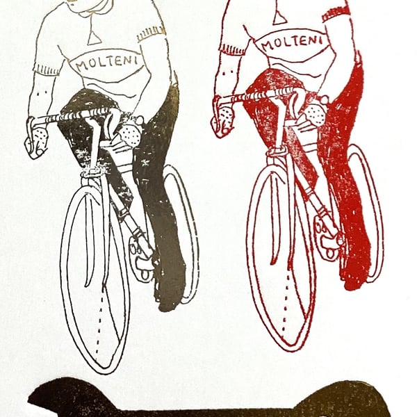 Eddy Merckx A6 Greetings Card