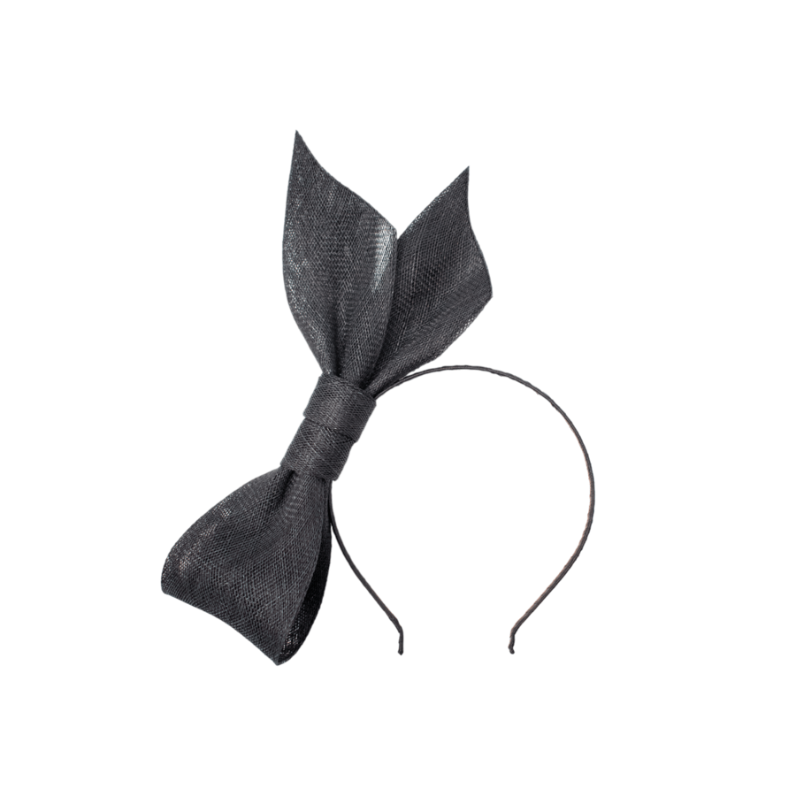 Black Fascinator Bow Headband
