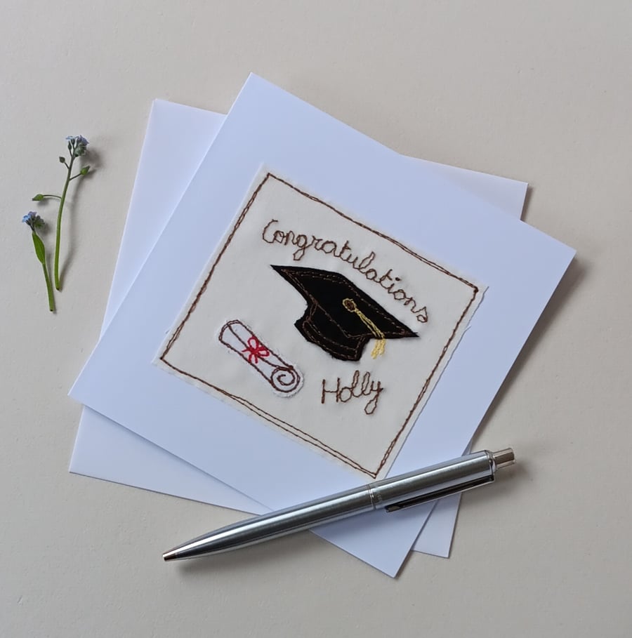 Personalised Congratulations Graduation Card