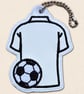 Dad Football Shirt Hanging Charm - Embroidered Football Decoration - Image 3