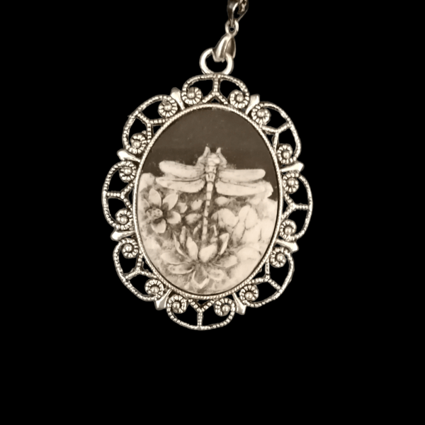 Gothic Cameo style Necklace 