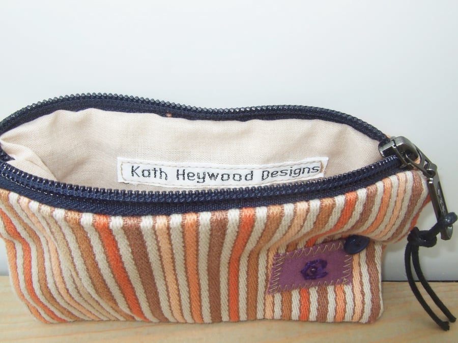 Fabric Pouch - Zipped Wallet