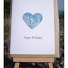 'Happy Birthday' Heart & Butterflies card (Free UK Postage)