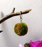 Wool Pompom Keyring, 5cm, Fluffy Pompom Plush Keychain, Stocking Filler. - Image 3