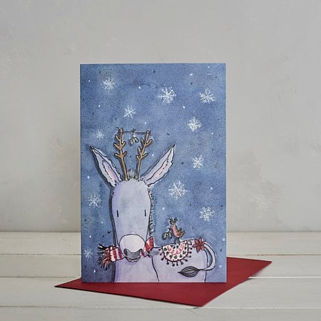 Christmas Donkey Card