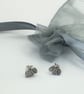 Fine Silver Bee Stud Earrings - Image 3
