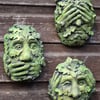 GrEvils Set of 3 Green Men plus Free Pocket Green Man