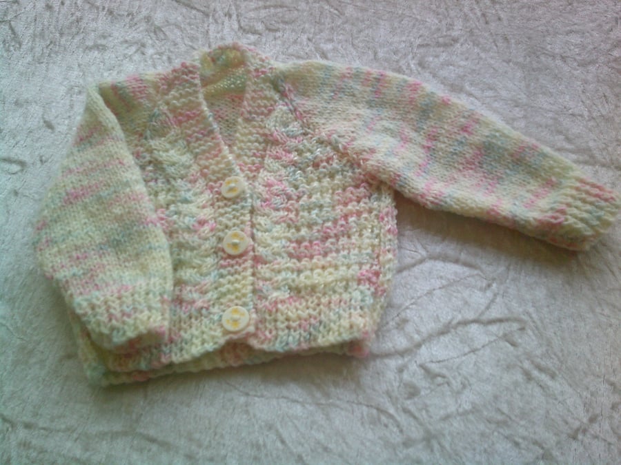 16 Inch Multi Coloured V Neck Cardigan