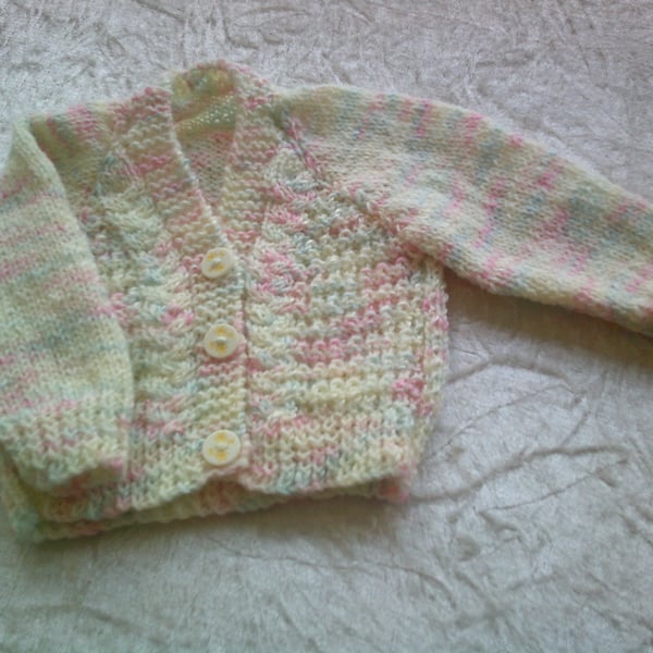 16 Inch Multi Coloured V Neck Cardigan